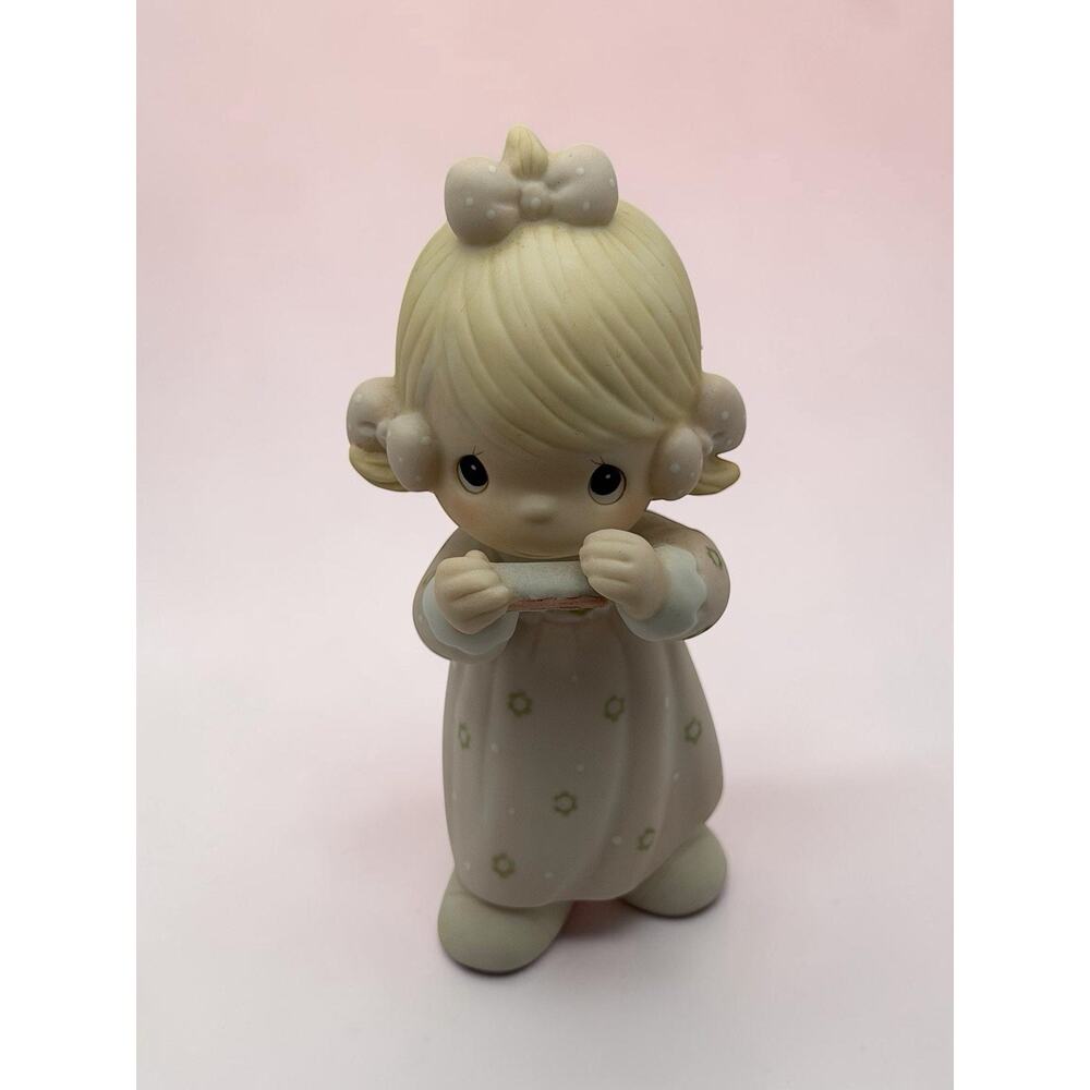 Precious Moments "Lord, Give Me A Song" Porcelain Figurine 1984 S.J. Butcher Box